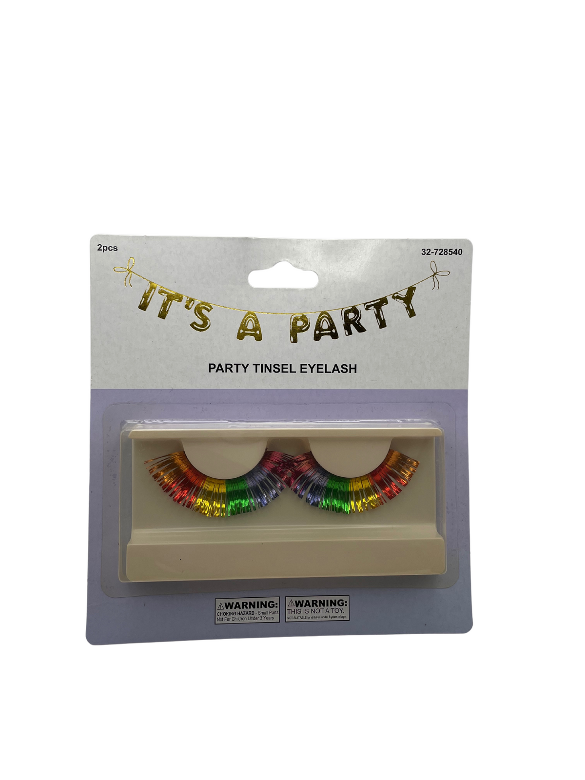 It's a Party - Rainbow Tinsel False Eyelashes